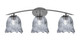 Toltec Lighting - 3723-GP-4232 - Three Light Bath Bar - Kurve - Graphite