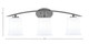 Kurve Three Light Bath Bar (3723-GP-5031)