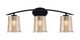 Toltec Lighting - 3723-MB-5033 - Three Light Bath Bar - Kurve - Matte Black