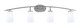 Toltec Lighting - 3724-GP-261 - Four Light Bath Bar - Kurve - Graphite