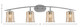Kurve Four Light Bath Bar (3724-GP-5033)