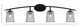 Kurve Four Light Bath Bar (3724-MB-5032)