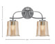 Cavella Two Light Bath Bar (3912-GP-5033)