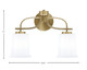 Cavella Two Light Bath Bar (3912-NAB-5031)