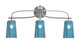 Toltec Lighting - 3913-GP-265 - Three Light Bath Bar - Cavella - Graphite