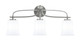 Toltec Lighting - 3913-GP-5031 - Three Light Bath Bar - Cavella - Graphite
