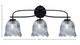 Cavella Three Light Bath Bar (3913-MB-4232)