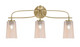 Toltec Lighting - 3913-NAB-263 - Three Light Bath Bar - Cavella - New Age Brass