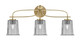 Toltec Lighting - 3913-NAB-5032 - Three Light Bath Bar - Cavella - New Age Brass