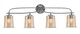 Toltec Lighting - 3914-GP-5033 - Four Light Bath Bar - Cavella - Graphite
