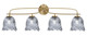 Toltec Lighting - 3914-NAB-4232 - Four Light Bath Bar - Cavella - New Age Brass