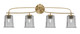 Toltec Lighting - 3914-NAB-5032 - Four Light Bath Bar - Cavella - New Age Brass