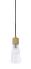 Toltec Lighting - 4802-NAB-880 - One Light Mini Pendant - Everleigh - New Age Brass