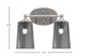Capri Two Light Bath Bar (5912-BN-262)