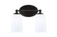 Toltec Lighting - 5912-MB-261 - Two Light Bath Bar - Capri - Matte Black