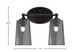 Capri Two Light Bath Bar (5912-MB-262)