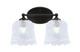 Toltec Lighting - 5912-MB-4230 - Two Light Bath Bar - Capri - Matte Black