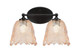 Toltec Lighting - 5912-MB-4233 - Two Light Bath Bar - Capri - Matte Black