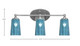 Capri Three Light Bath Bar (5913-BN-265)