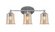 Toltec Lighting - 5913-BN-5033 - Three Light Bath Bar - Capri - Brushed Nickel