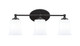 Toltec Lighting - 5913-MB-5031 - Three Light Bath Bar - Capri - Matte Black