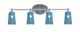 Toltec Lighting - 5914-BN-265 - Four Light Bath Bar - Capri - Brushed Nickel