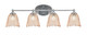 Toltec Lighting - 5914-BN-4233 - Four Light Bath Bar - Capri - Brushed Nickel