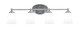 Toltec Lighting - 5914-BN-5031 - Four Light Bath Bar - Capri - Brushed Nickel