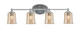 Toltec Lighting - 5914-BN-5033 - Four Light Bath Bar - Capri - Brushed Nickel