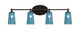 Toltec Lighting - 5914-MB-265 - Four Light Bath Bar - Capri - Matte Black