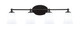 Toltec Lighting - 5914-MB-5031 - Four Light Bath Bar - Capri - Matte Black