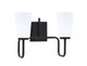 Toltec Lighting - 6222-MB-261 - Two Light Bath Bar - Sandia - Matte Black