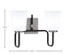 Sandia Two Light Bath Bar (6222-MBGP-5031)