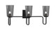 Toltec Lighting - 6223-MB-262 - Three Light Bath Bar - Sandia - Matte Black