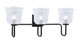 Toltec Lighting - 6223-MB-4230 - Three Light Bath Bar - Sandia - Matte Black