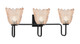 Toltec Lighting - 6223-MB-4233 - Three Light Bath Bar - Sandia - Matte Black