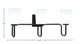 Sandia Three Light Bath Bar (6223-MB-5031)
