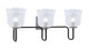 Toltec Lighting - 6223-MBGP-4230 - Three Light Bath Bar - Sandia - Matte Black & Graphite