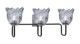 Toltec Lighting - 6223-MBGP-4232 - Three Light Bath Bar - Sandia - Matte Black & Graphite