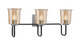 Toltec Lighting - 6223-MBGP-5033 - Three Light Bath Bar - Sandia - Matte Black & Graphite