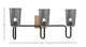 Sandia Three Light Bath Bar (6223-MBNAB-262)