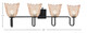Sandia Four Light Bath Bar (6224-MB-4233)