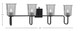 Sandia Four Light Bath Bar (6224-MB-5032)