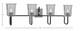 Sandia Four Light Bath Bar (6224-MBGP-5032)