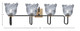 Sandia Four Light Bath Bar (6224-MBNAB-4232)