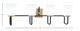 Sandia Four Light Bath Bar (6224-MBNAB-5031)