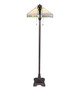 Meyda Tiffany - 138127 - Two Light Floor Lamp - Parker Poppy - Mahogany Bronze