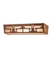 Meyda Tiffany - 14403 - Four Light Vanity - Southwest - Rust