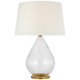Visual Comfort Signature - PCD 3180CG/HAB-L - LED Table Lamp - Vosges - Clear Glass and Hand-Rubbed Antique Brass