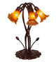 Amber Five Light Accent Lamp (14931)